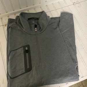 Men’s gray Ralph Lauren half zip (size XXL)